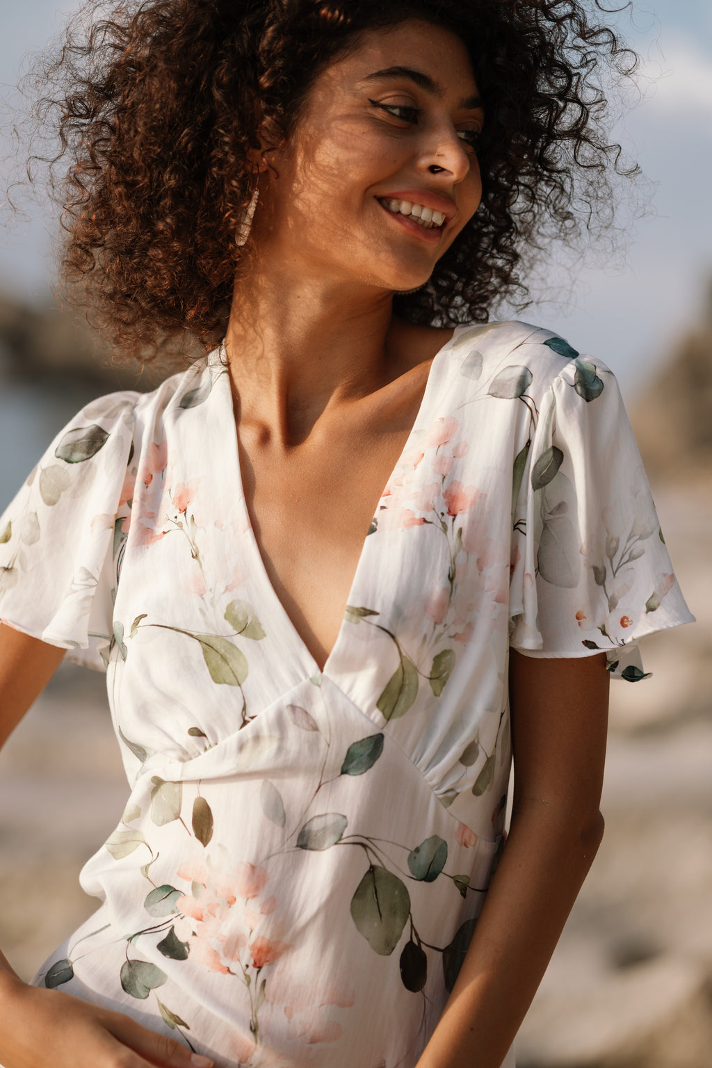 Butterfly mini dress